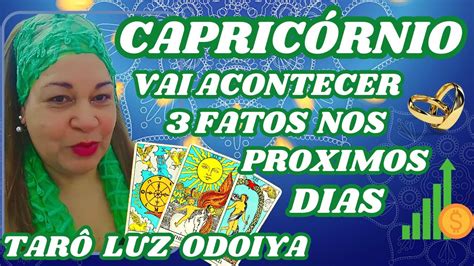 ♑capricÓrnio💫🥰vai Acontecer Nos PrÓximos Dias E Surpreendente ️3 Fatos