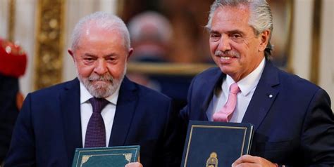 Lula Da Silva Y Alberto Fernández Reunión Bilateral Y Firma De