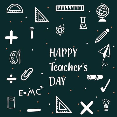 Premium Vector Happy Teachers Day Vector Illustration With School