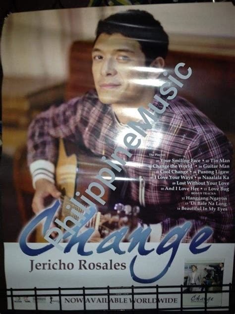 Jericho Rosales Change Official Opm Promo Poster Hobbies Toys