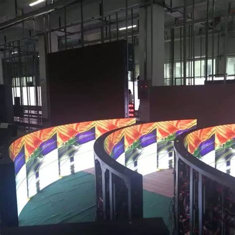 P Full Color Arc Led Screen Advertising Display Curved Video Wall