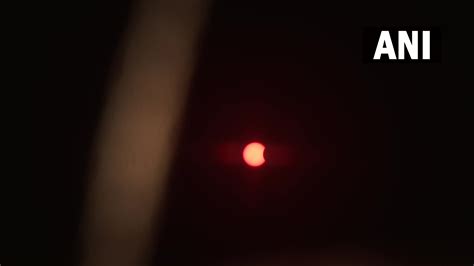 Solar Eclipse 2022 Live See Stunning Photos Of Surya Grahan From India