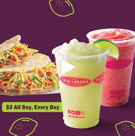 Taco Cabana Menu Prices 2024