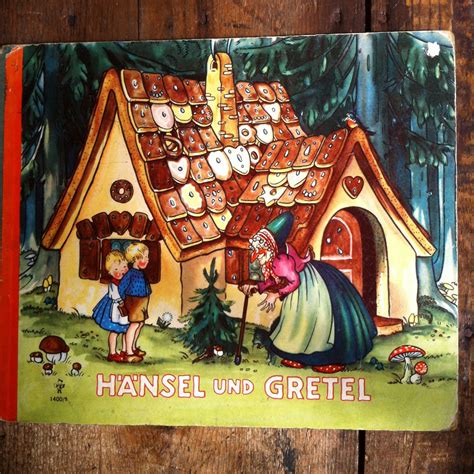 Hansel And Gretel Vintage Children Book In German