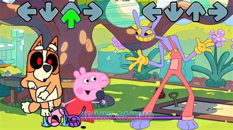 Swap Fnf New Amazing Digital Circus V Vs Peppa Pig Full Episodes