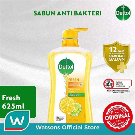 Promo Dettol Body Wash Fresh Pump Ml Diskon Di Seller Watsons