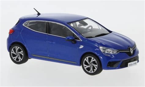 Modellino In Miniatura Renault Clio 1 43 Premium X RS Line Metallic Blu