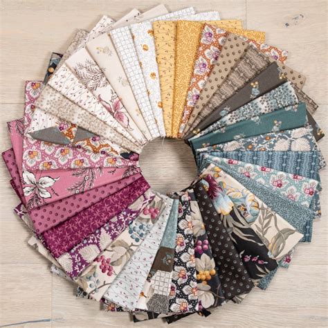 Edyta Sitar English Garden Fabric Fat Quarter Bundle Pc Andover