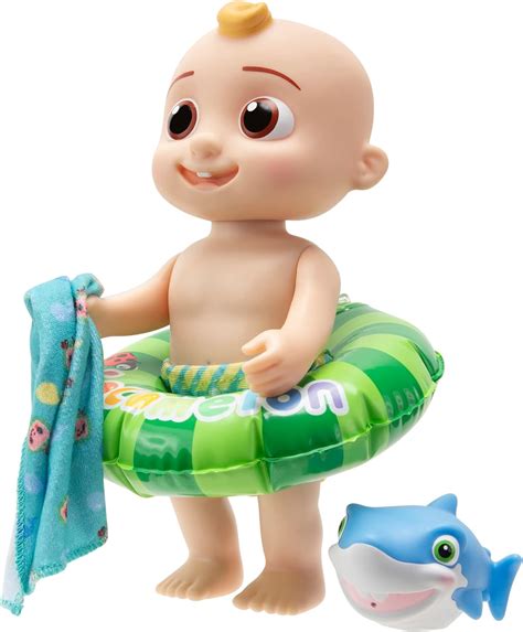 Buy CoComelon Splish Splash JJ Doll With Shark Bath Squirter And