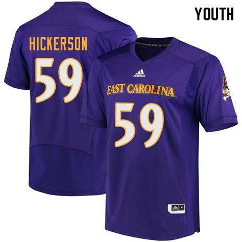 Youth 59 Chandon Hickerson East Carolina Pirates College Football