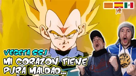 Españoles Reaccionan A Dragon Ball Doblaje Latino 💥vegeta Se Transforma En Ssj Por Primera Vez💥