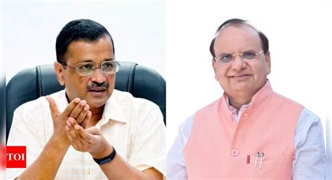 Delhi Cm Arvind Kejriwal Tells Lg Vk Saxena To Chill Bjp Slams His Buffoonery Delhi News