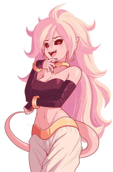 Majin Android 21 Arte Del Personaggio Ragazze Anime Guida Al Disegno