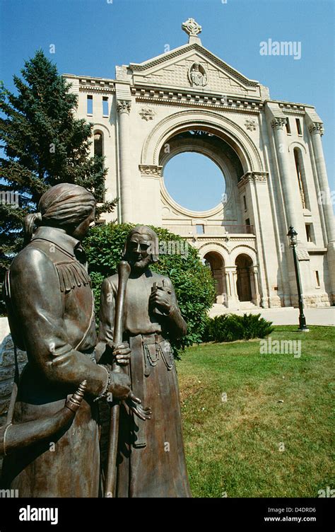 Saint Boniface Cathedral in Winnipeg;Manitoba;Canada Stock Photo - Alamy