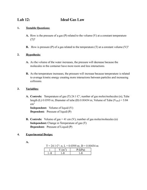 Phy Lab 12 Lab Report For General Physics Lab 12 PHY 111L GCU