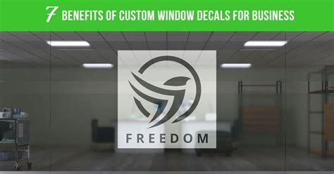 7 Benefits of Custom Window Decals for Business | by Rogerbennett | Dec ...