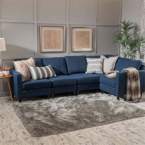 Amazon Merax 84 75 5 Pieces L Shaped Modular Sectional Soft Sofa