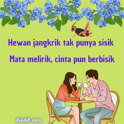 270 Pantun Gombal Lucu 2 Baris Singkat Tapi Romantis