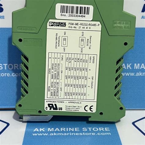 PHOENIX CONTACT PSM ME RS232 RS485 P INTERFACE CONVERTER AK MARINE STORE