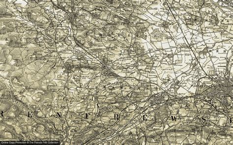 Historic Ordnance Survey Map of Bridge of Weir, 1905-1906