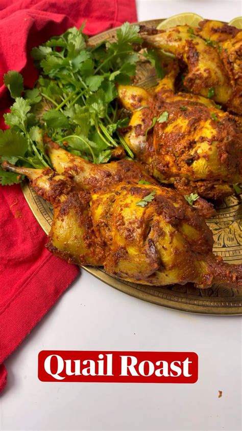 Quail Roast | Quail recipes, Chicken dishes recipes, Indian food recipes