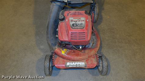 Snapper Lawn Mower In Nickerson Ks Item Ef9460 Sold Purple Wave