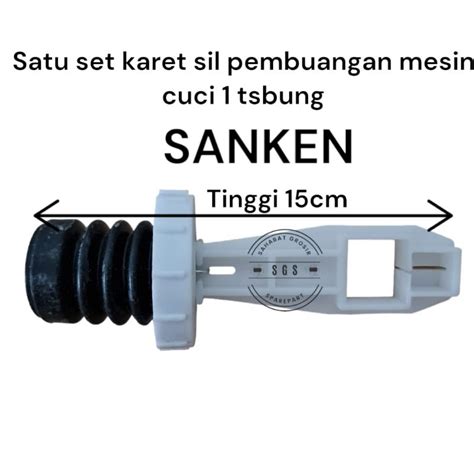 Jual Set Karet Sil Pembuangan Mesin Cuci Tabung Sanken Cm Shopee