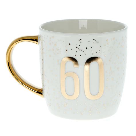 Buy Gold Confetti 60th Birthday Mug For GBP 4 99 Card Factory UK