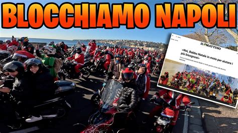 SIAMO FINITI AL TG E SUL GIORNALE MIGLIAIA DI MOTO BLOCCANO NAPOLI