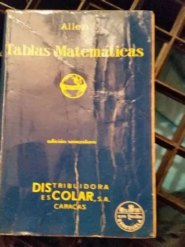 Libro Tablas Matemáticas Original Mercadolibre