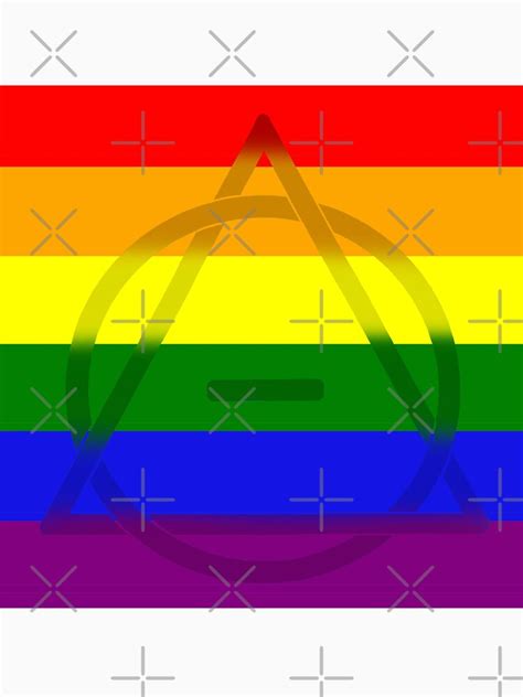 Gay Flag With Rainbow Therian Theta Delta T Shirt By Draconicsdesign