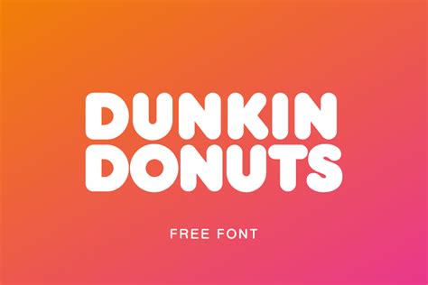 Dunkin Donuts Font Free Download Fontswan