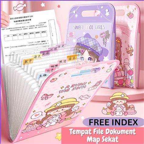 Jual Dokumen Keeper Expanding File Map Harmonika Sekat Plastik ST0089