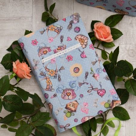 Подвързии за книги текстилна подвързия за книга, тефтер,,калъф за книга ...