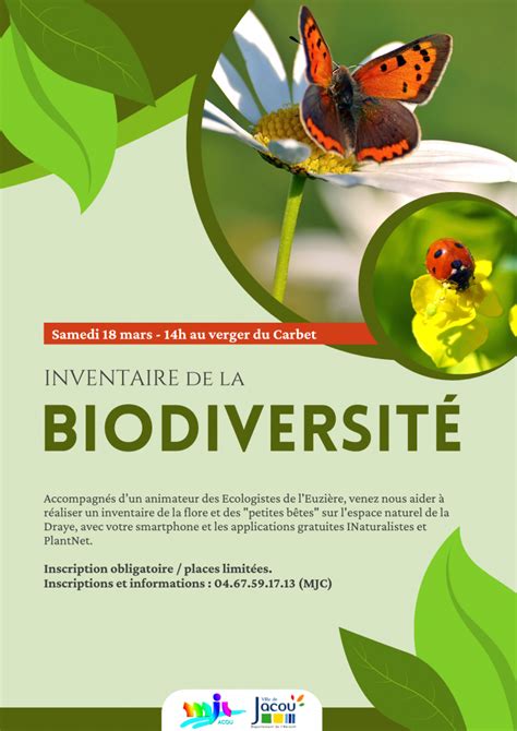 Inventaire de la biodiversité Ville de Jacou Ville de Jacou