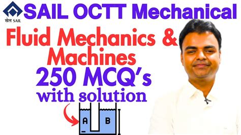 SAIL OCTT Mechanical Classes Fluid Mechanics Machines Previous Year