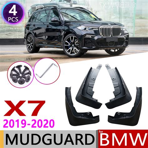 4 Sztuk Prz D Ty Samochodu Mudflaps Dla BMW X7 G07 2019 2020 B Otnik Os