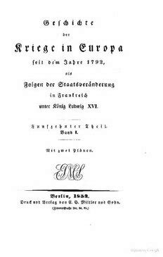 Geschichte Der Kriege In Europa Seit Dem Jahre 1792 Als Folgen Der