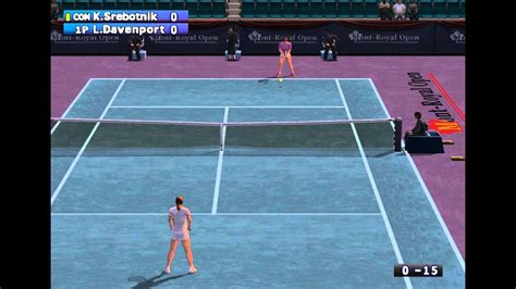 Climax Tennis Wta Tour Edition Gameplay Pcsx2 R5703 Hd 1080p Ps2 Youtube