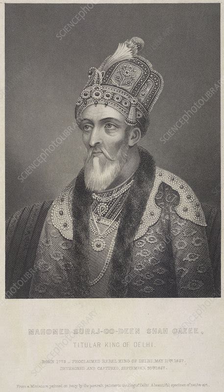 Bahadur Shah II - Stock Image - C018/4664 - Science Photo Library