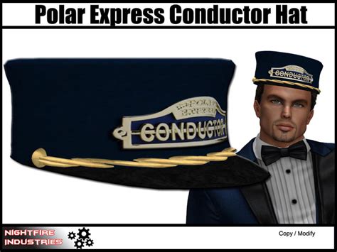 Second Life Marketplace - Polar Express Conductor Hat