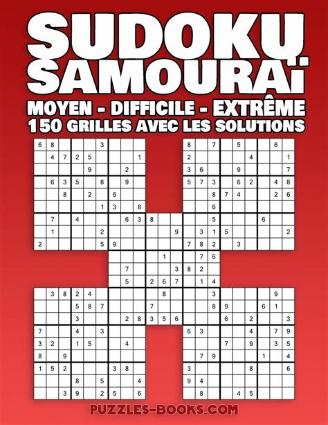 Sudoku Samoura Moyen Difficile Extr Me Grilles De Sudoku