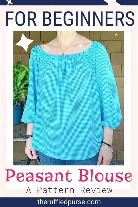 How To Make A Peasant Blouse Without A Pattern