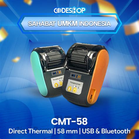 Jual Printer Bluetooth HP CODESHOP CMT 58 CMT 58 Cetak Struk Kasir