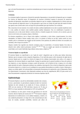 Recomendado Clasificacion Trastorno Bipolar P Gs Ok Pdf