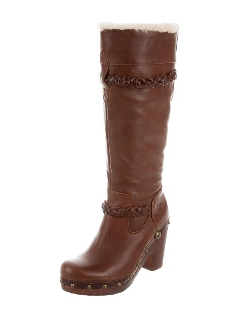 Ugg Australia Savanna Knee High Boots Brown Boots Shoes Wuugg21018