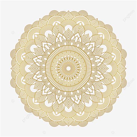 Fondo Transparente Mandala De Lujo Vector PNG Diseño De Mandalas