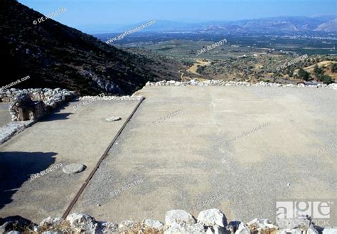 Megaron Of The Royal Palace Mycenae Unesco World Heritage List 1999