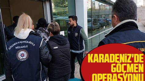 Karadeniz de göçmen operasyonu Taka Gazete Trabzon Haber