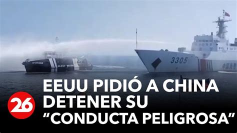 Estados Unidos Pidió A China Detener Su “conducta Peligrosa” Contra